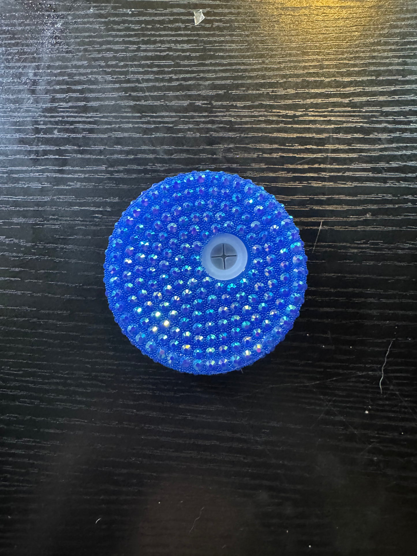 Rhinestone lid (royal blue)