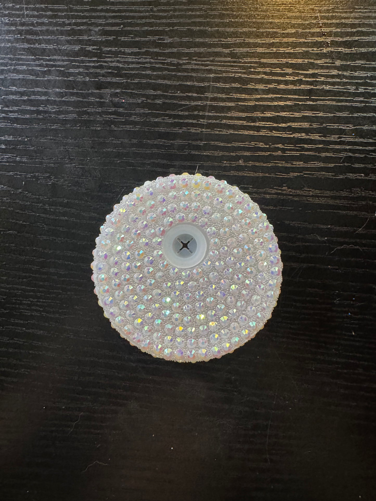 Rhinestone lid (white)
