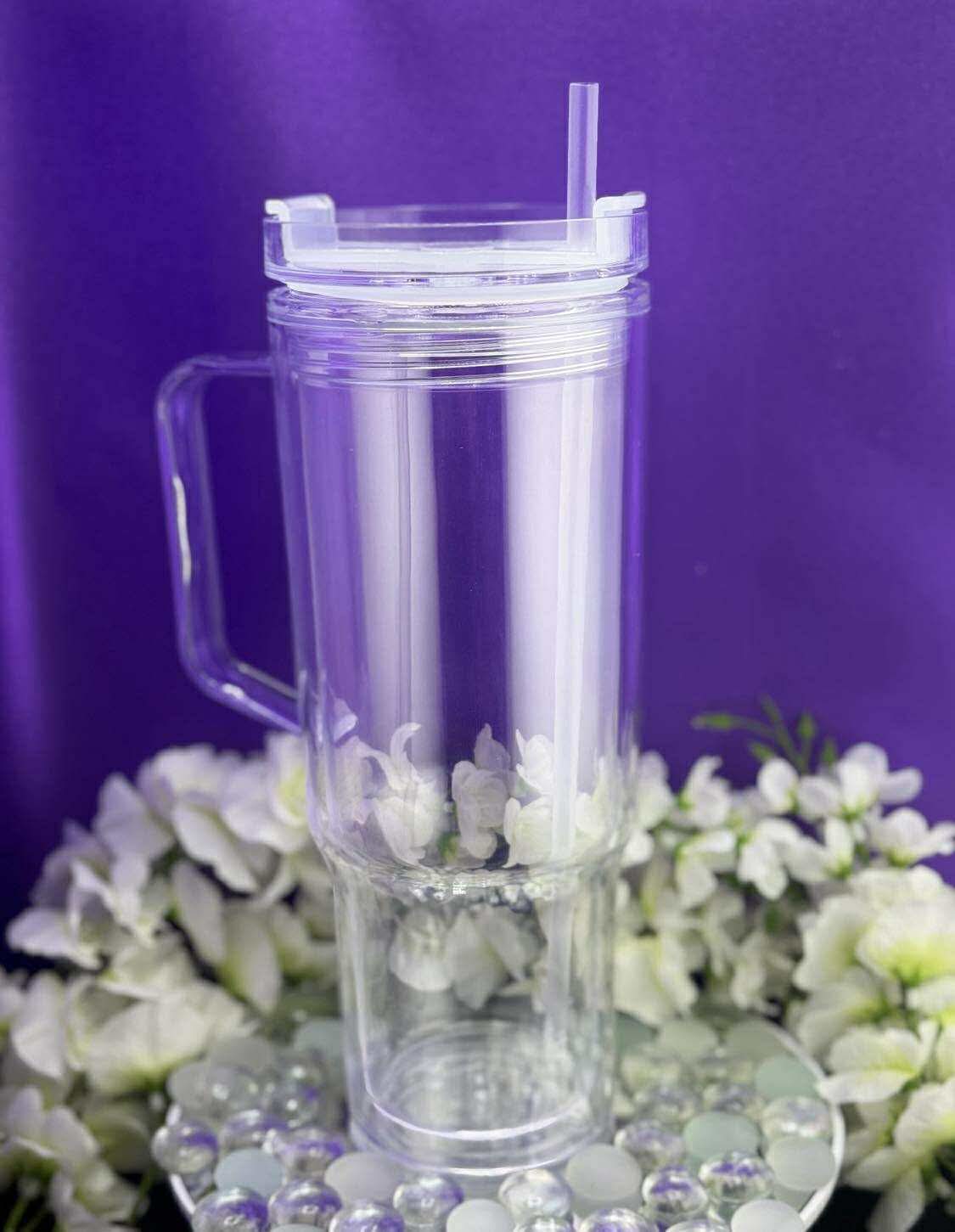 12 - 40 oz Plastic Snow Globe cup