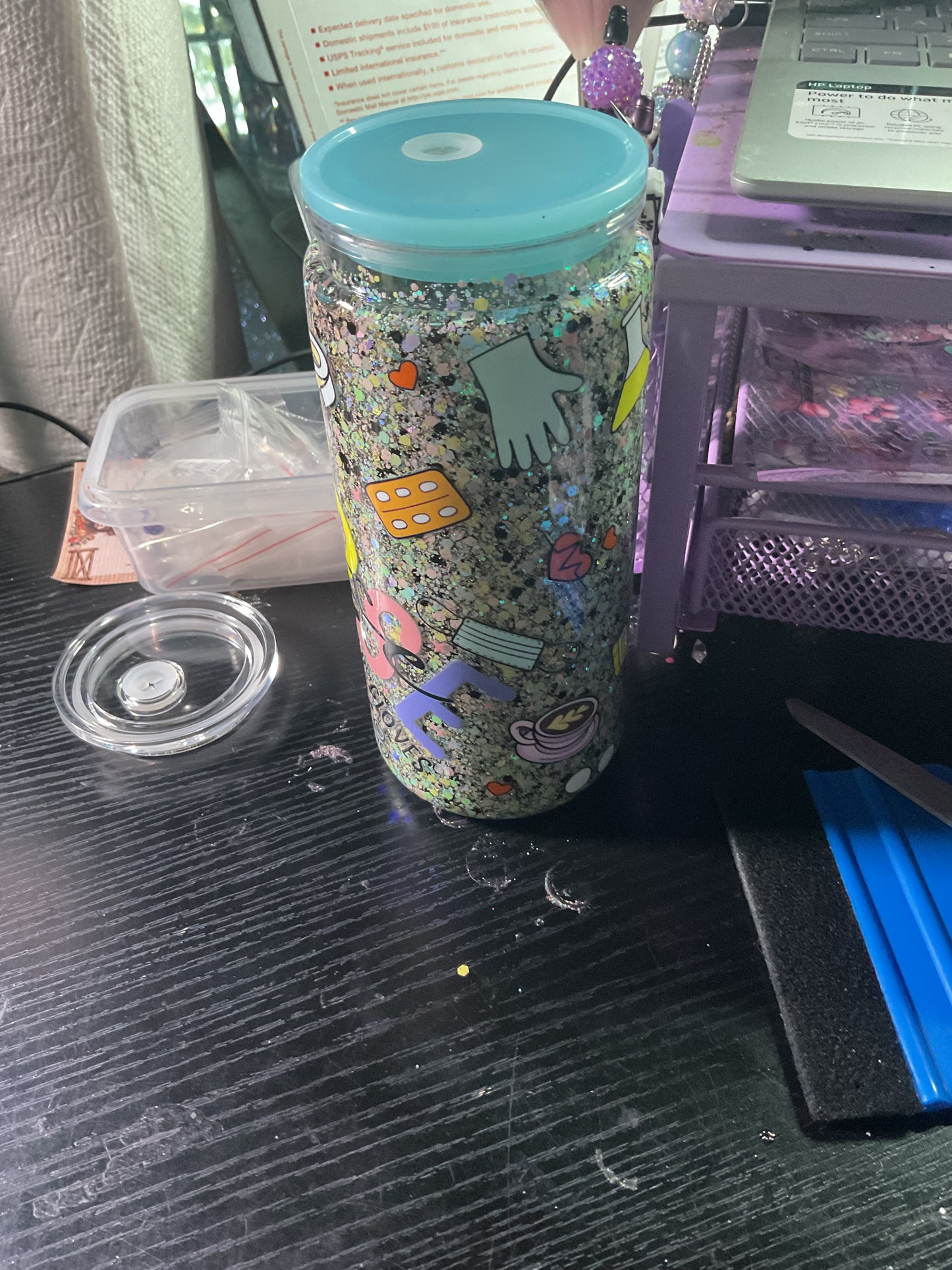 Premade slow flow nurse 20 oz plastic