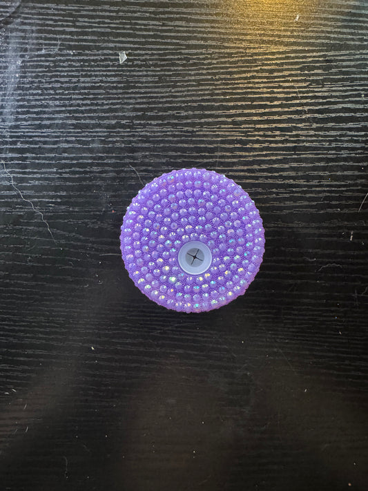 Rhinestone lid (purple)