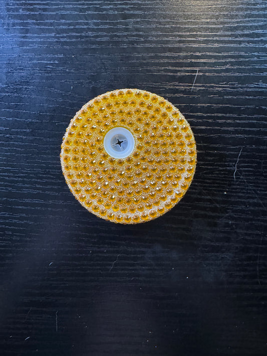 Rhinestone lid (orange)