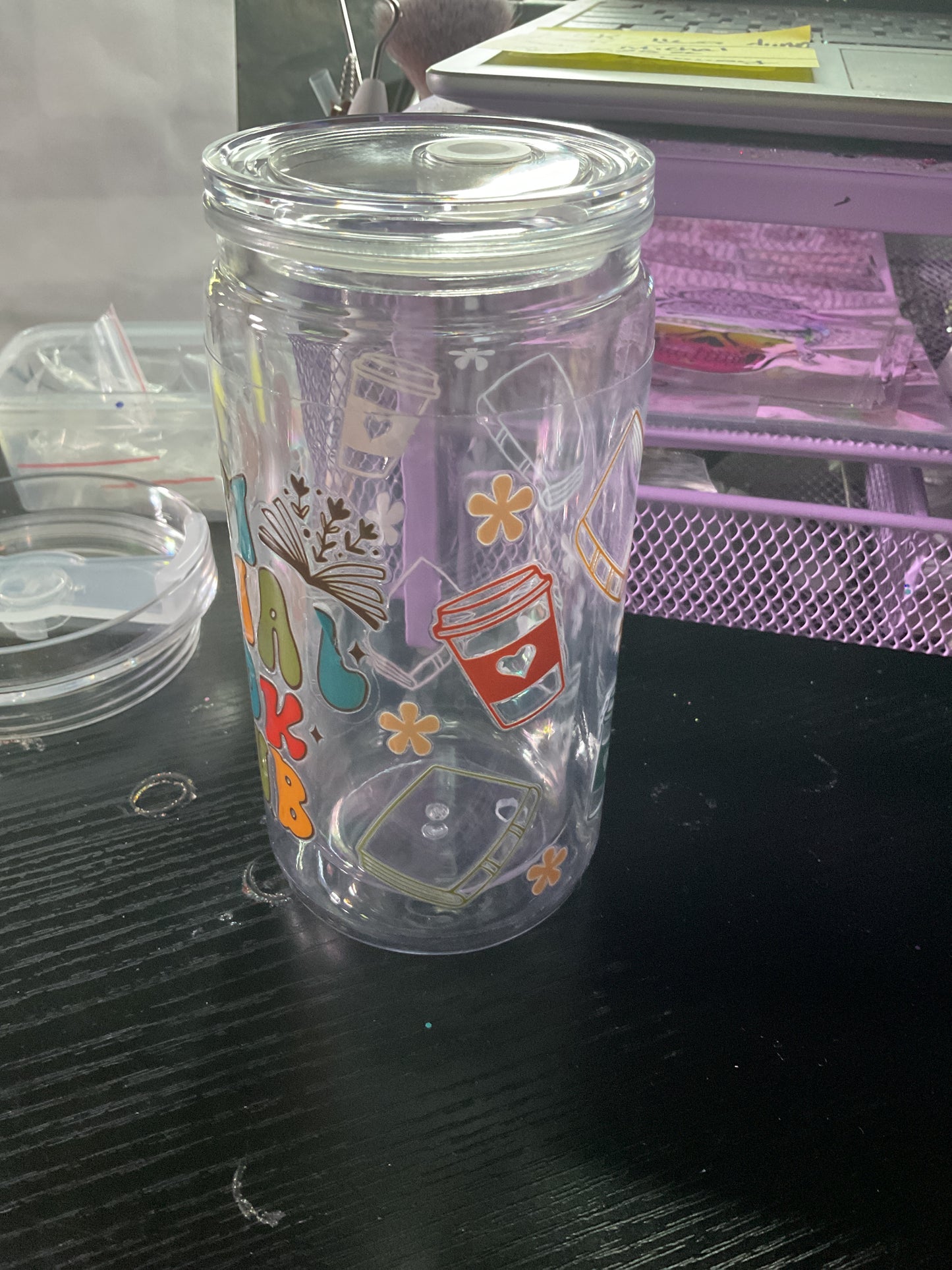Whoops cup snow globe
