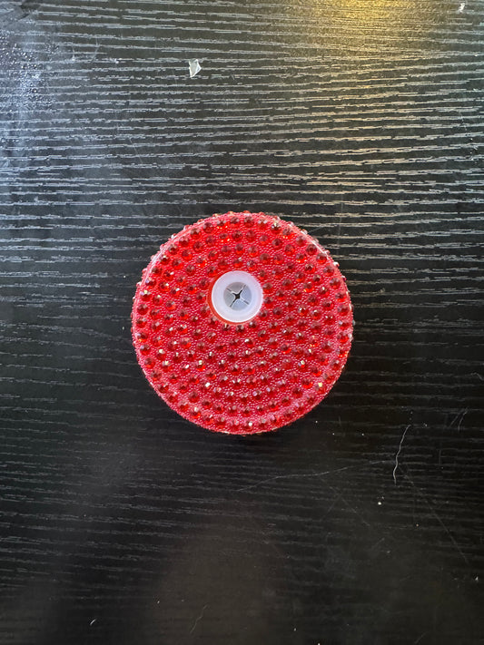 Rhinestone lid (red)