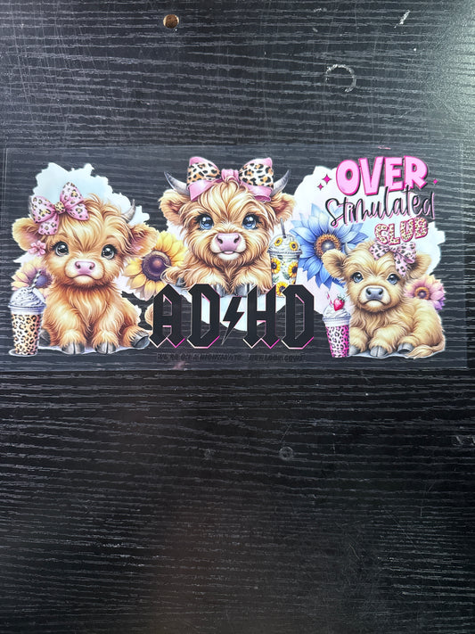 413 cows, ADHD, overstimulated