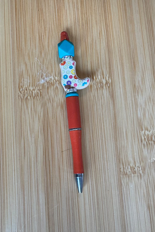 Cowgirl boot pen