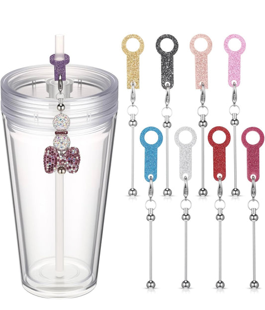 Sparkly Straw charm