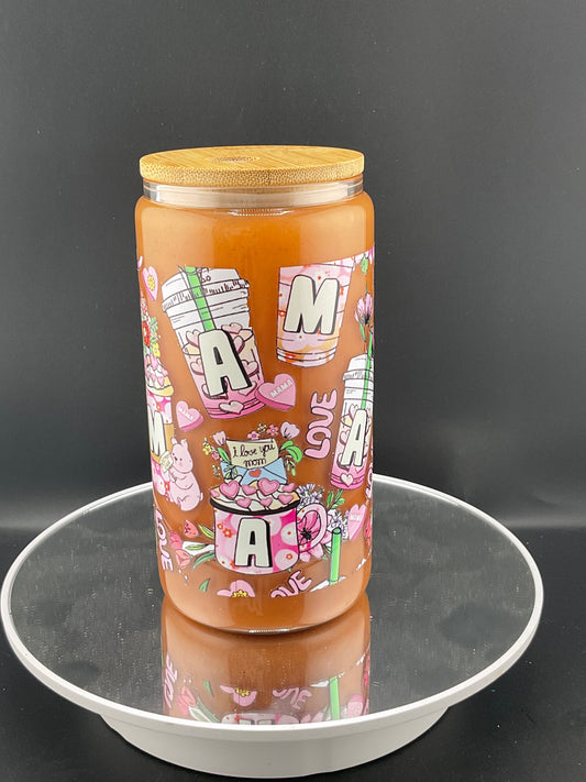 16 oz glass coffee