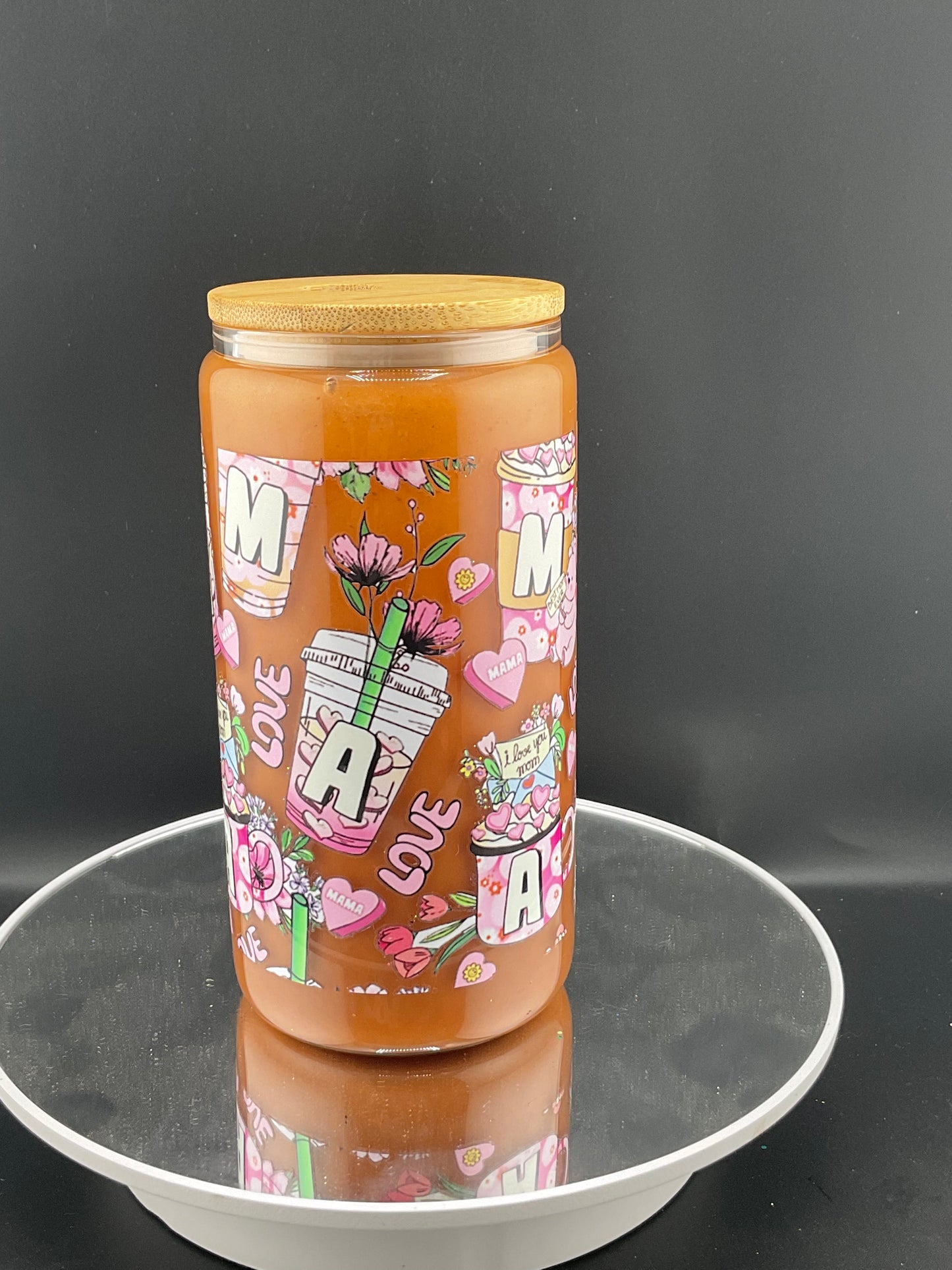 16 oz glass coffee