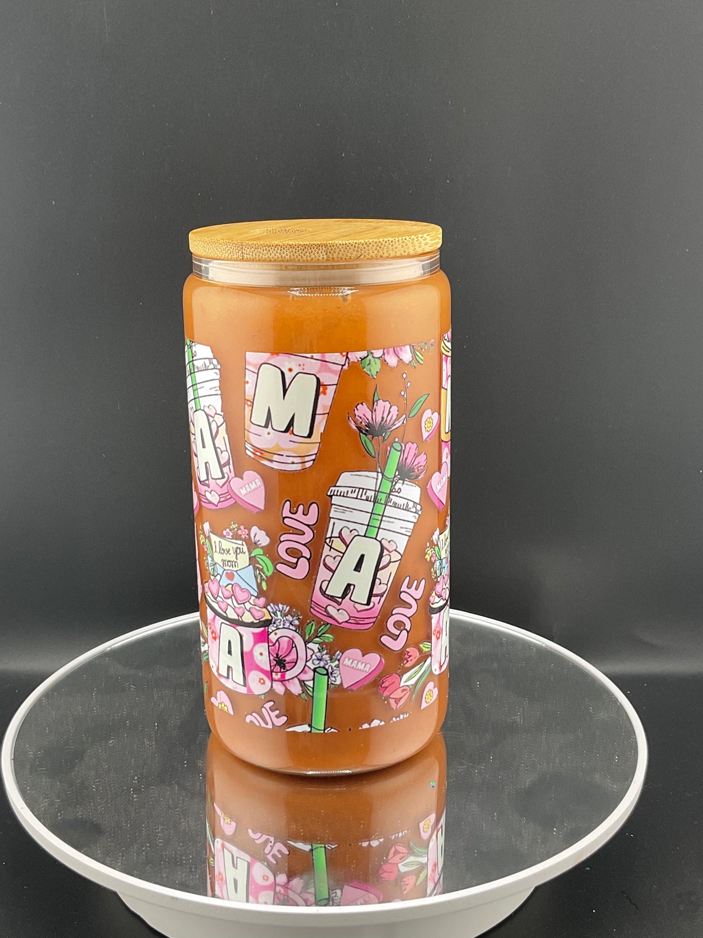 16 oz glass coffee