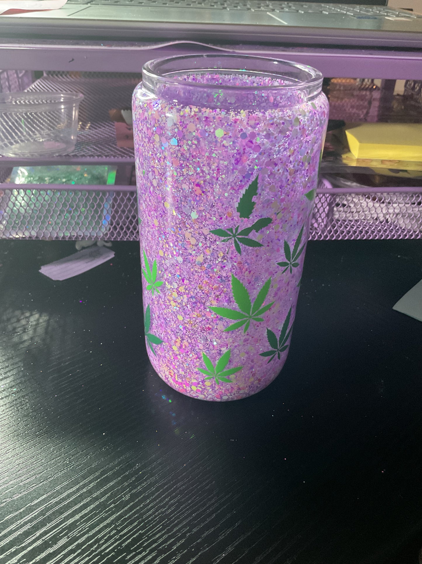 16oz glass garden friendly slow flow