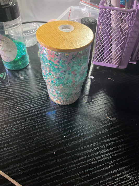 3 oz kitty shot snow globe