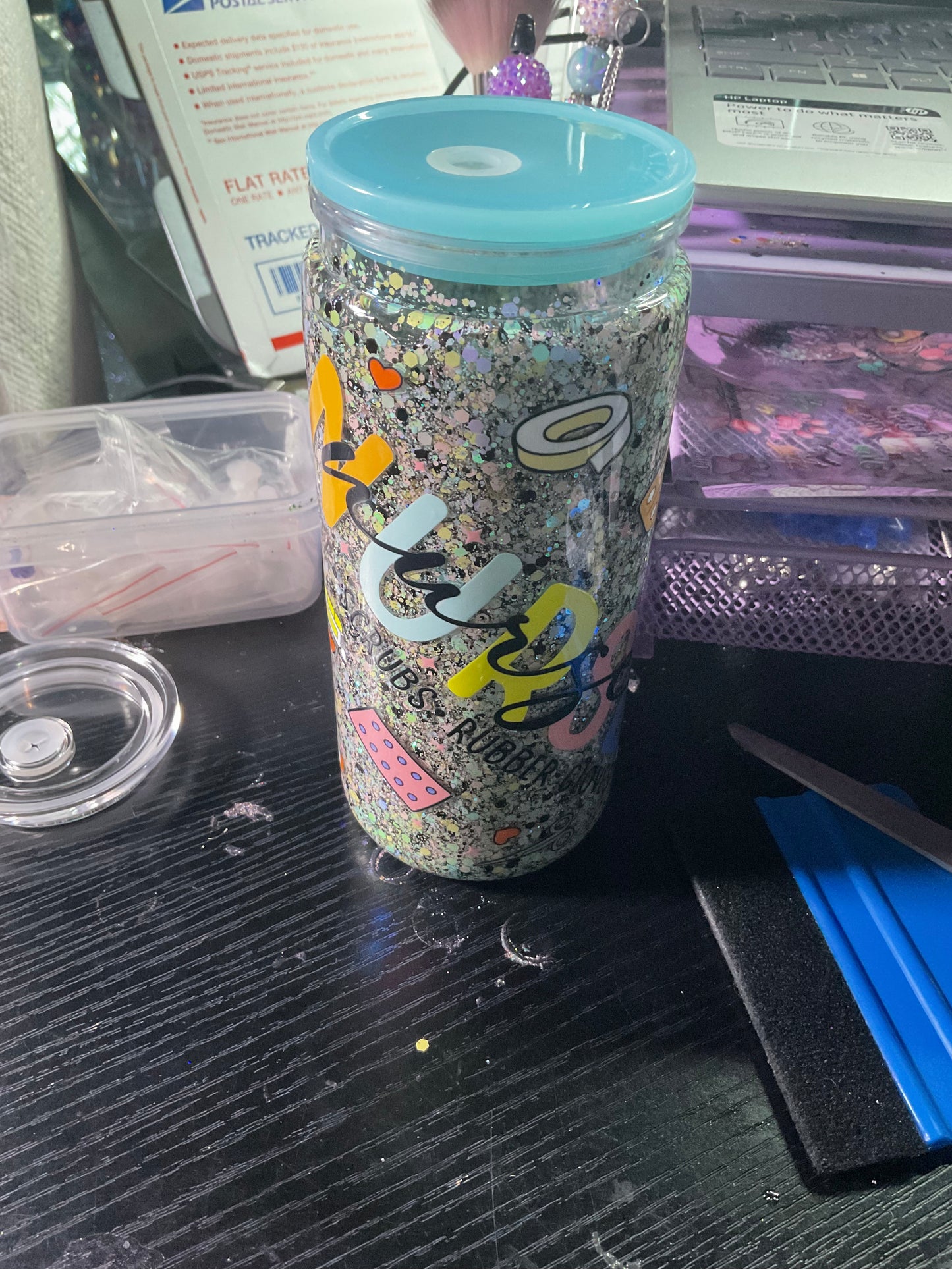Premade slow flow nurse 20 oz plastic