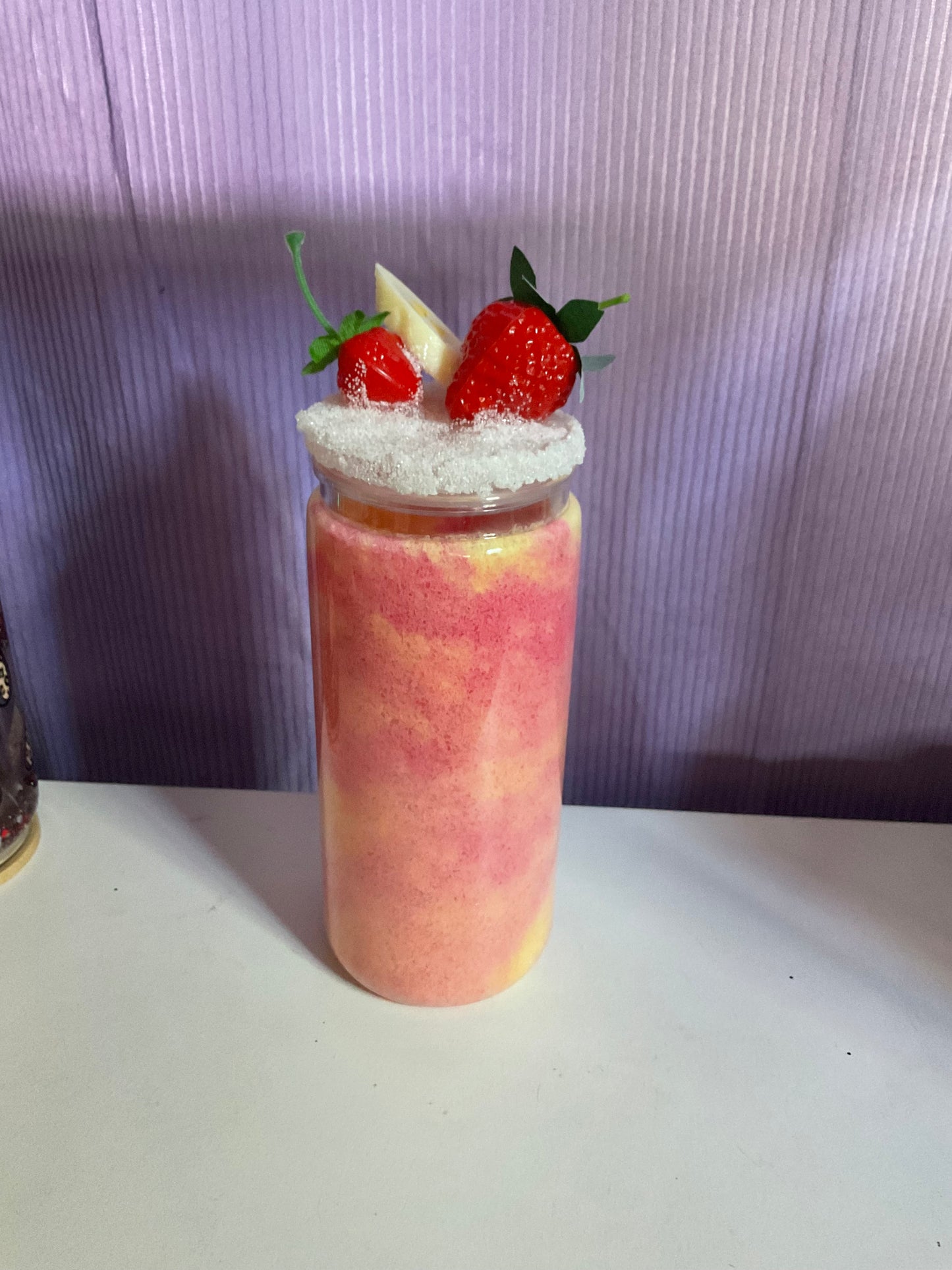 20 oz slushie with custom lid