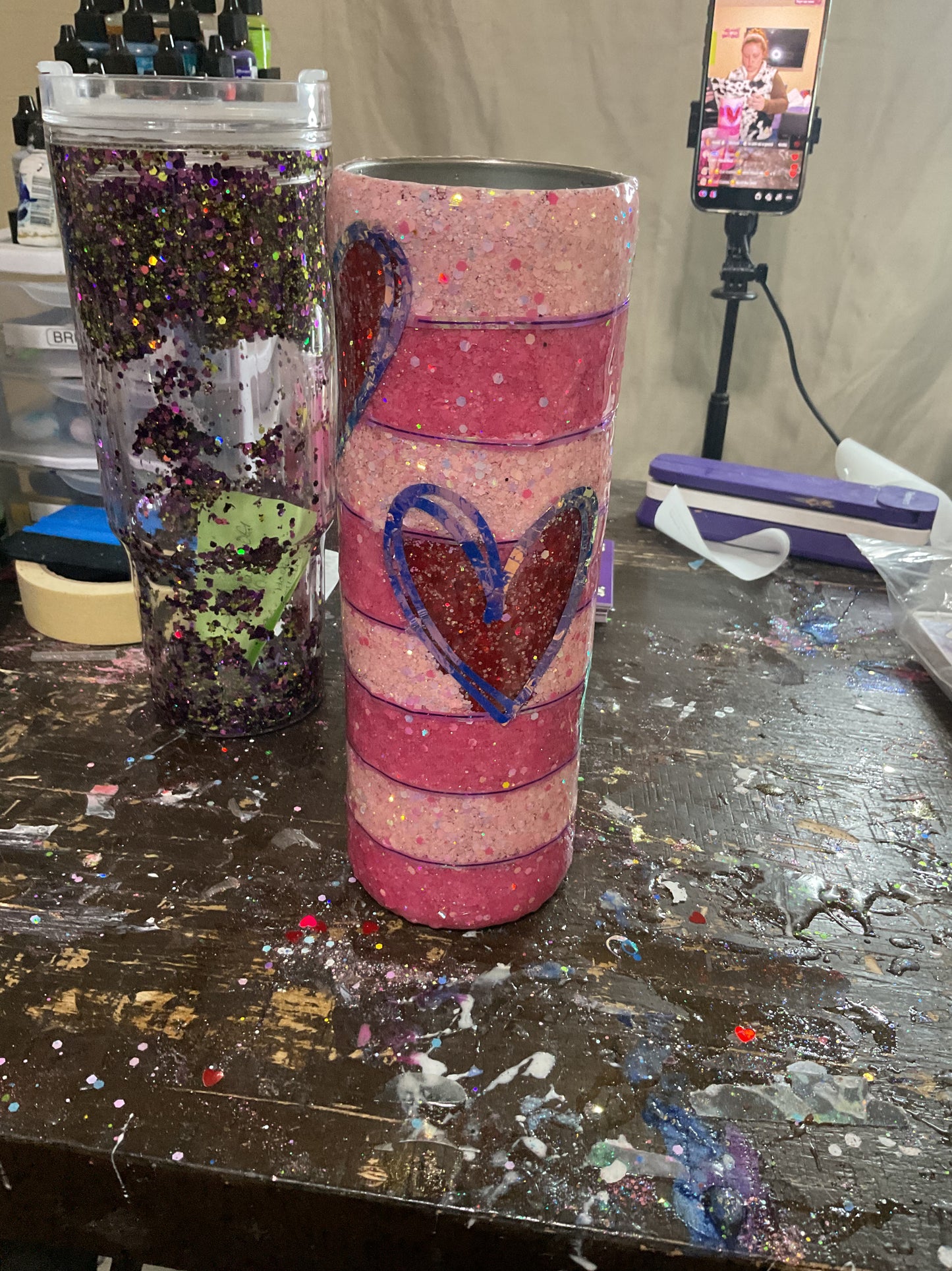 Valentine 30 oz peek a boo