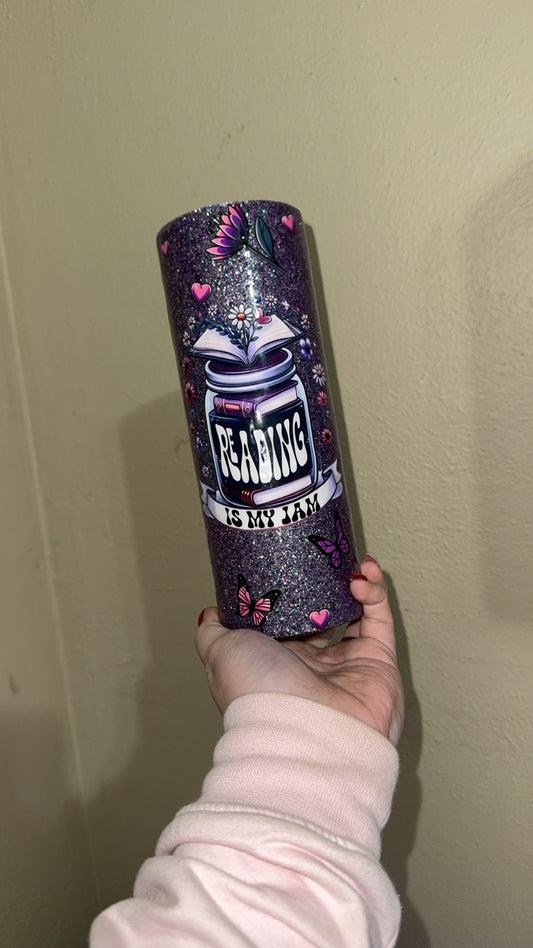 20 oz Book lover Epoxy tumbler