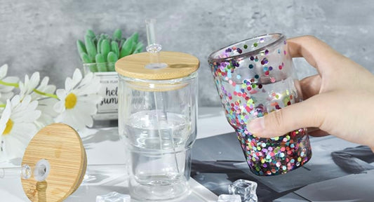 3 oz Glass Snow Globe Cup