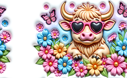19 cows and floral