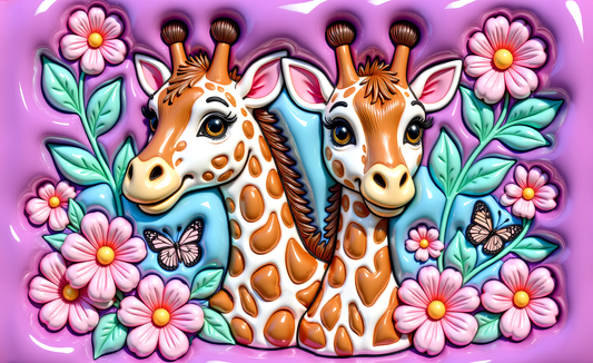 5 giraffes